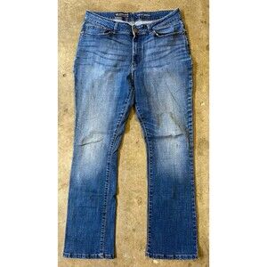 Lee Modern Series Women’s 16 Blue Medium Wash Curvy Fit Bootcut Stretch Jeans